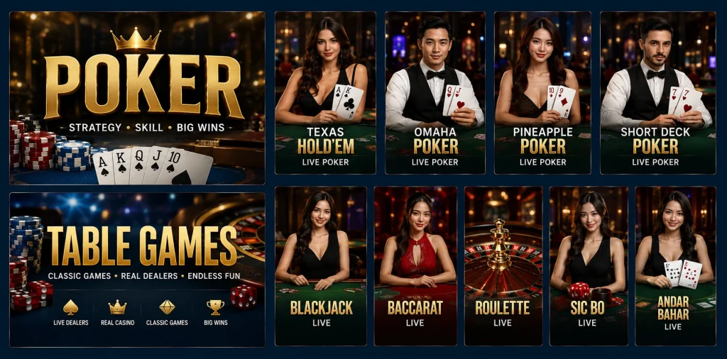 jlbet table games