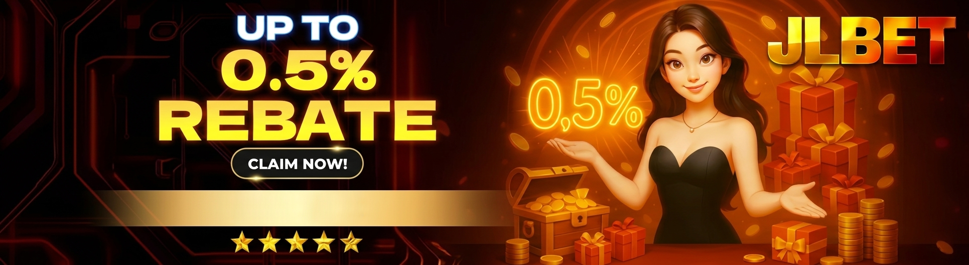 jlbet 0.5% rebate